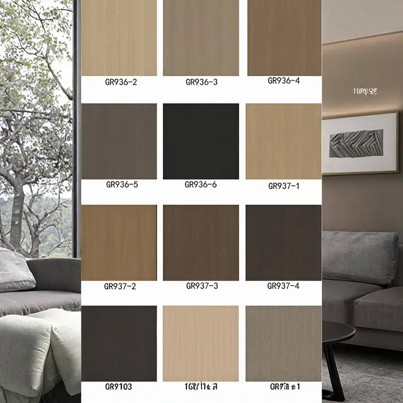 Moderni muotoilutyyli PVC -koristeellinen elokuva