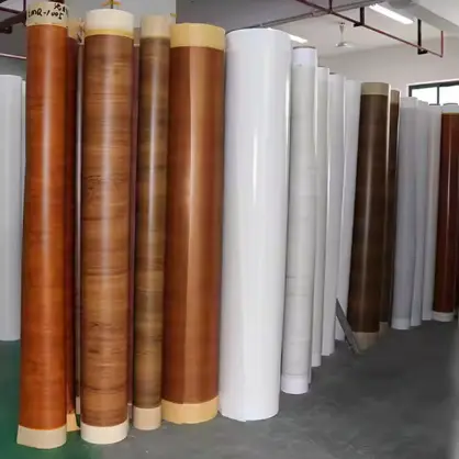 PVC Wood -jyväkalvo vinyylikeittiö ja huonekalut